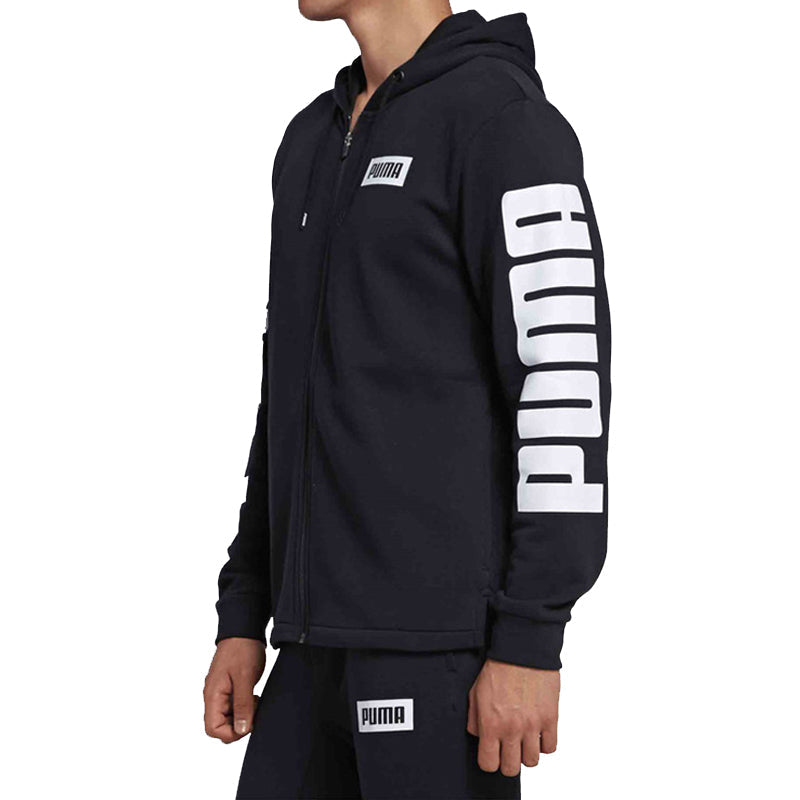 PUMA Rebel hooded Knit Jacket Black 851976-01