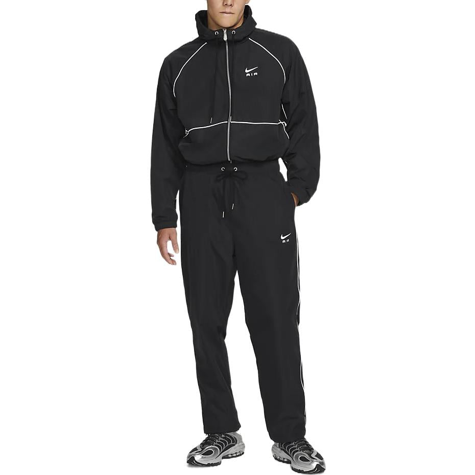 Men's Nike Casual Drawstring Logo Woven Sports Pants/Trousers/Joggers Black DQ4216-010