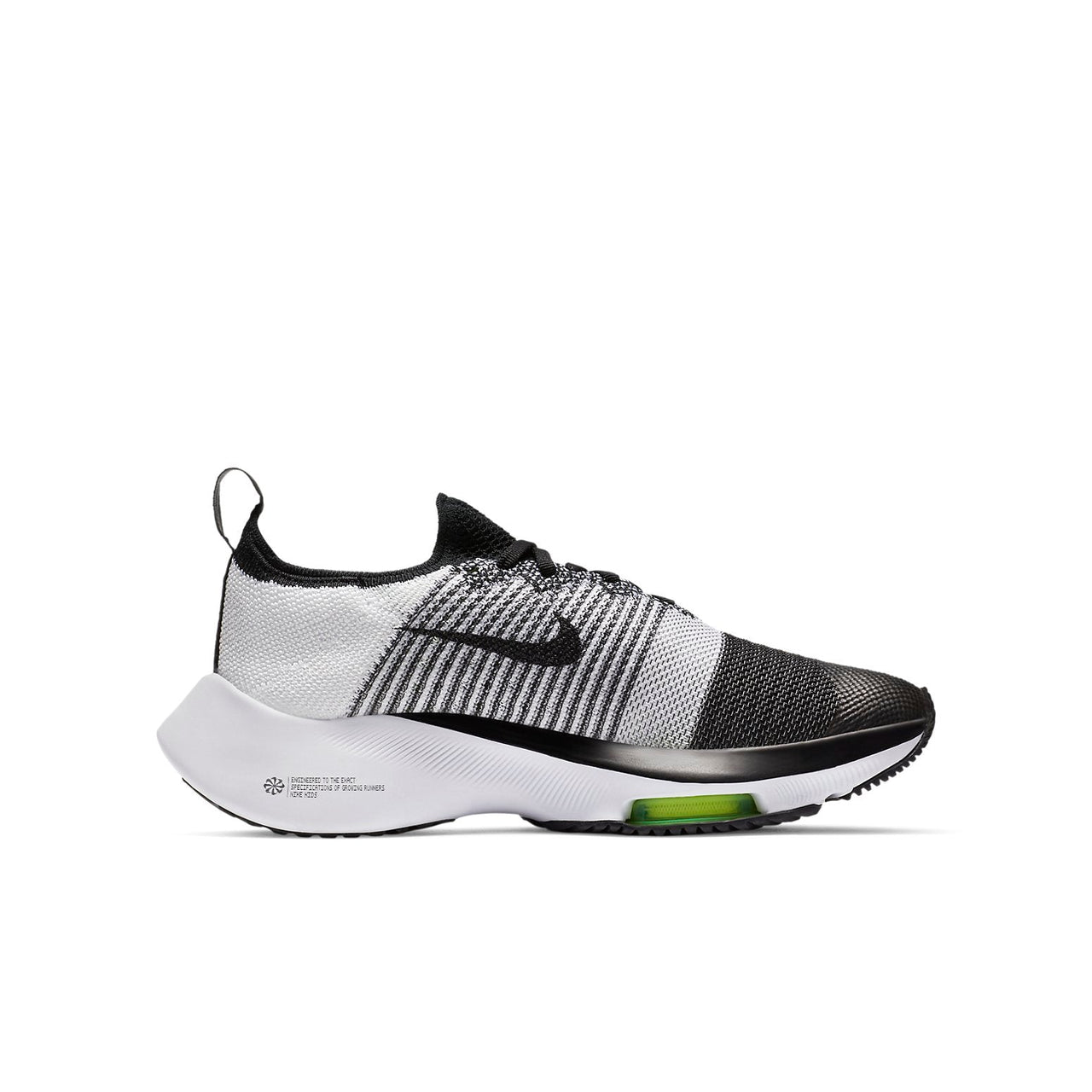 (GS) Nike Air Zoom Tempo Flyknit 'Black White Volt' CJ2102-001