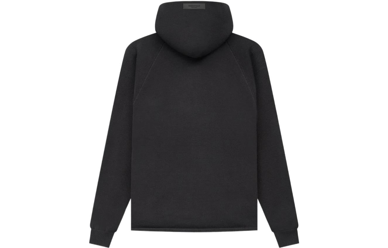 Fear of God Essentials SS22 Knit 1977 Hoodie 'Iron' FOG-SS22-172