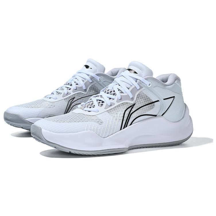 Li-Ning Casual Basketball Shoes Low 'White Light Mint' ABAT067-3