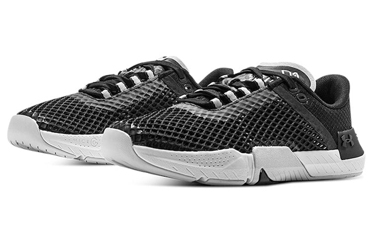 (WMNS) Under Armour TriBase Reign 4 'Black Halo Grey' 3025053-001