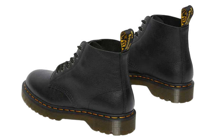 Dr. Martens 101 Bex Pisa Leather Ankle Boots 'Black' 27373001