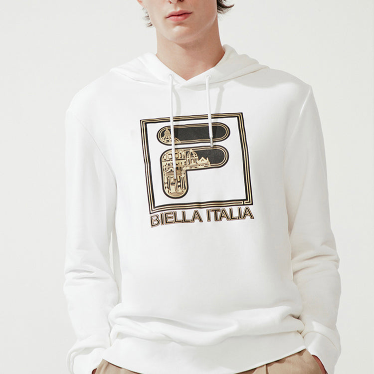 FILA Logo Pattern Printing Drawstring White F11M018206F-WT