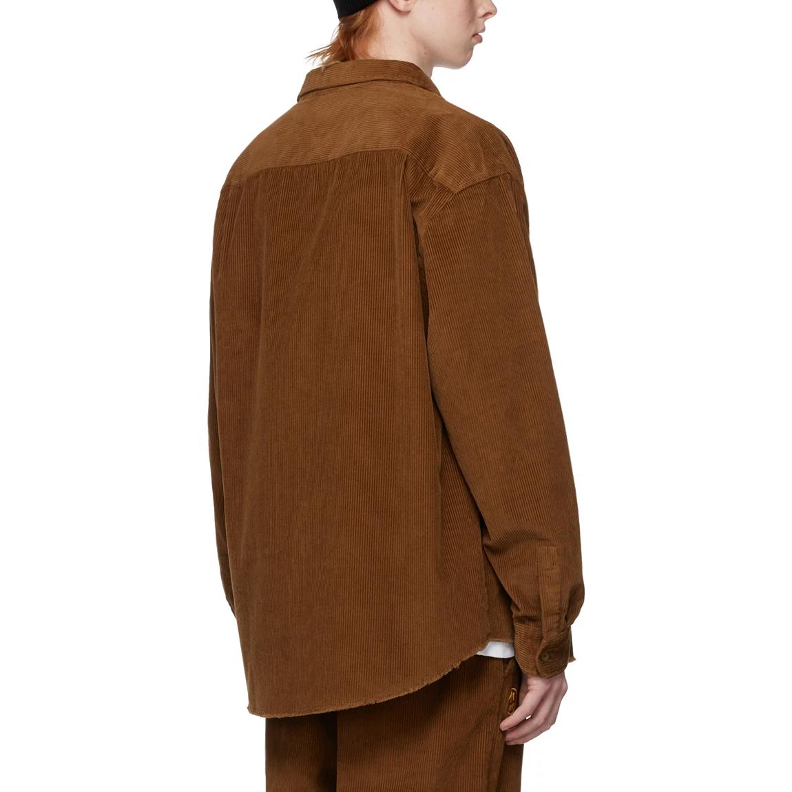 Drew House Painted Mascot Shirt 'Brown' 221454M192000