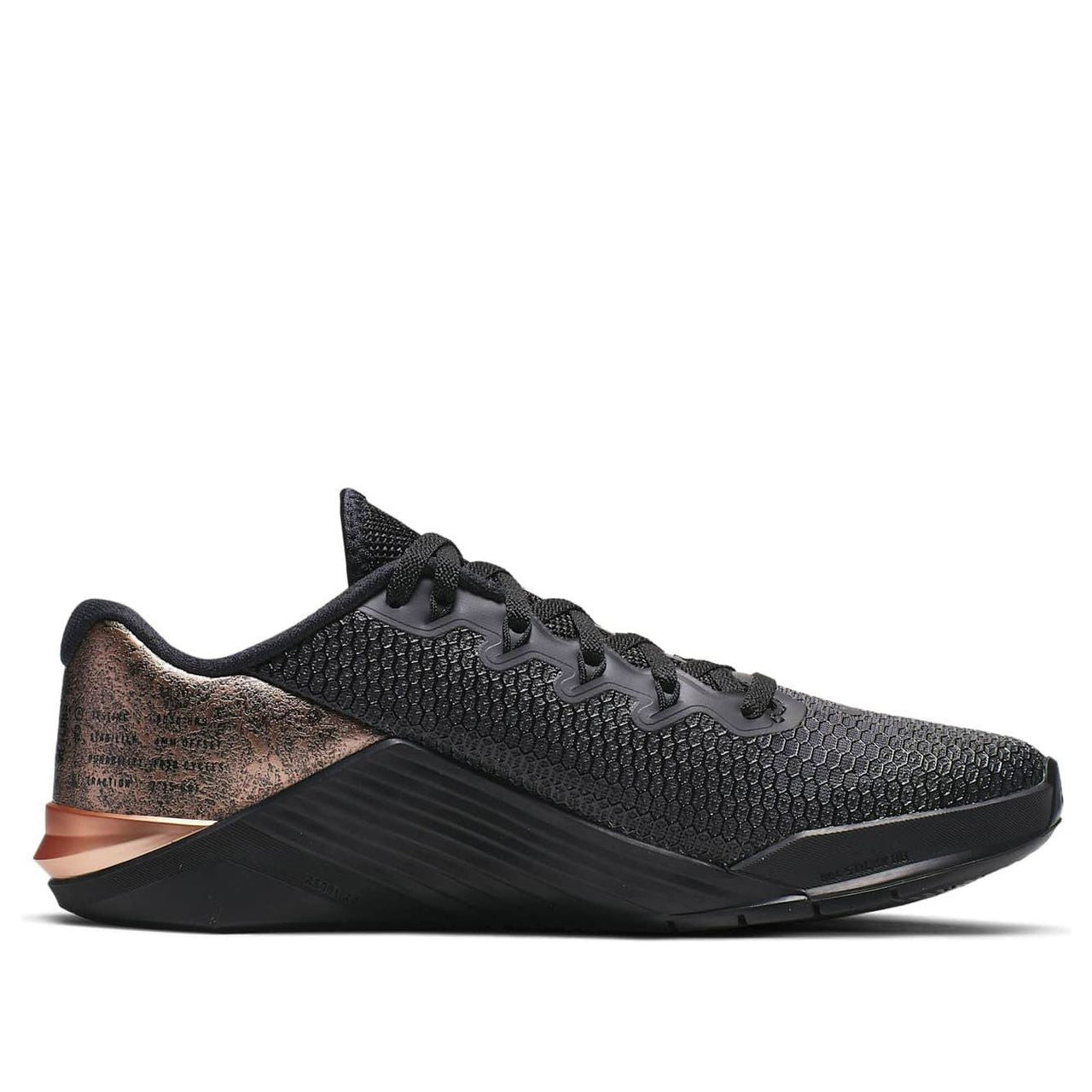 (WMNS) Nike Metcon 5 'Black Rose Gold' AT3145-060