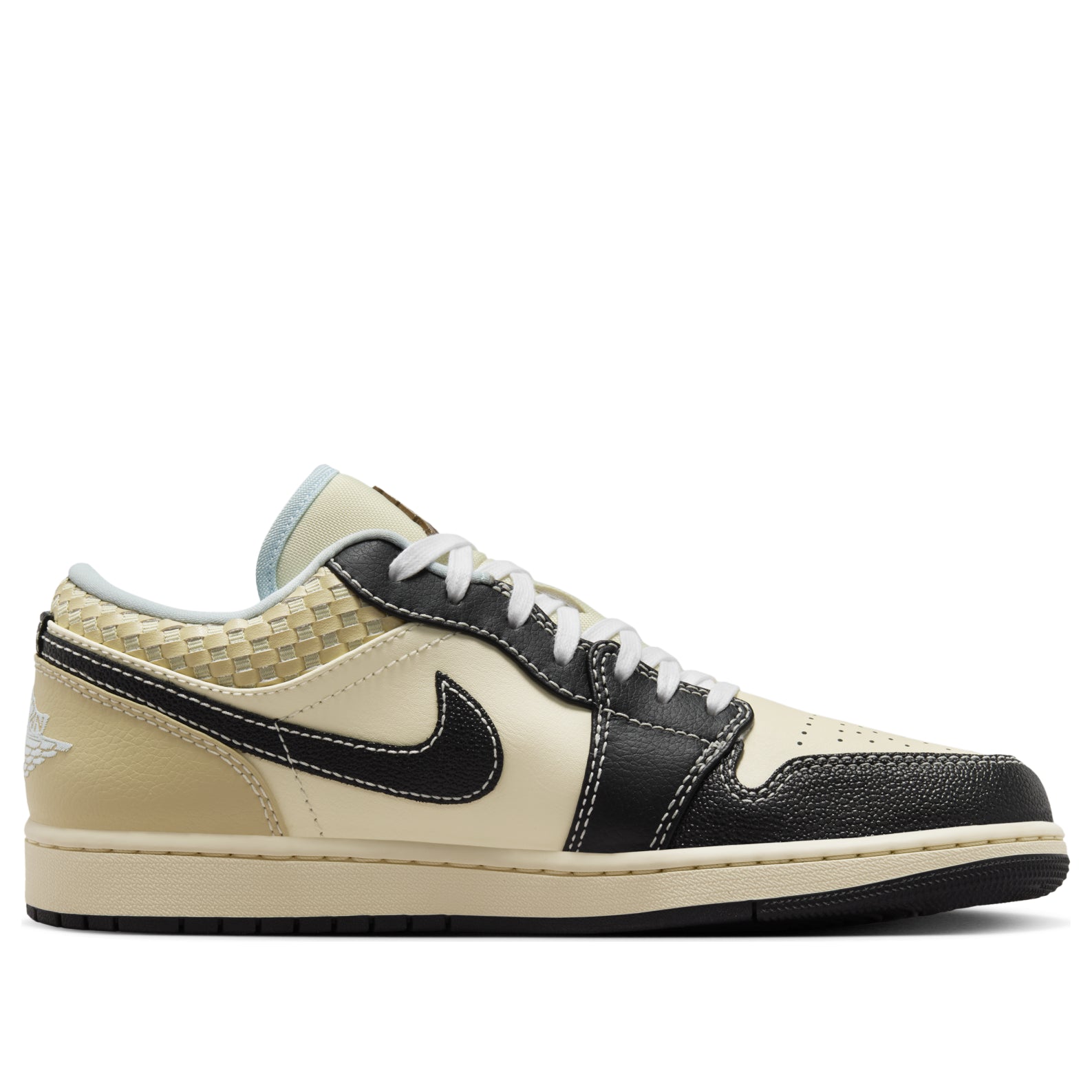 Air Jordan 1 Low SE 'Coconut Milk Black Muslin' HQ3437-101