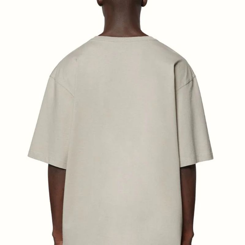 HERON PRESTON SS22 Abstract T-shirt 'Grey Orange' HMAA026S22JER0030920