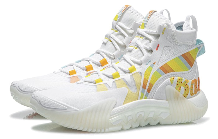 Li-Ning Badfive 2 High 'White Rainbow' ABFR001-3