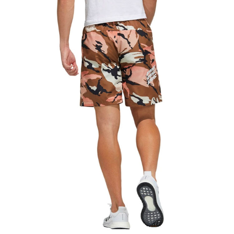 adidas Ub Sht Wv Camo Sports Camouflage Shorts Brown GP0836