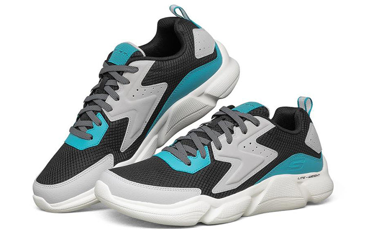 Skechers Drafter Sports Shoes Black/Grey/Green 232174-BKTQ