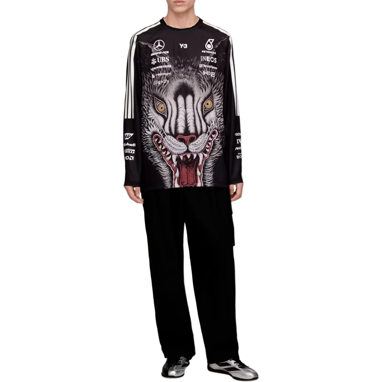 adidas Y-3 F1 Driver Jersey 'Black' KQ9852