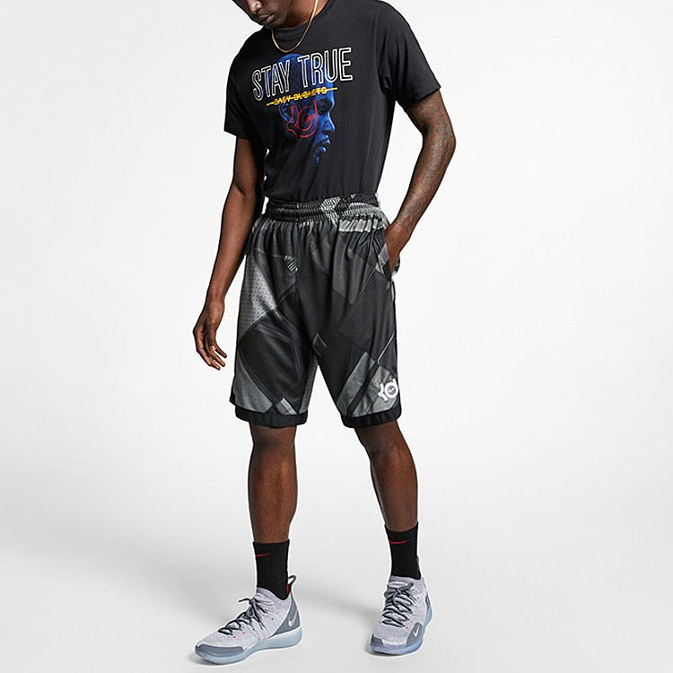 Nike Basketball Training Sports Short Men Black/Grey AT3184-010