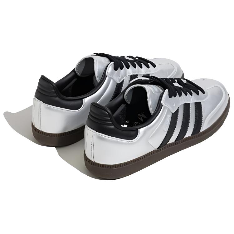 (WMNS) adidas Samba OG 'Silver Metallic Black Gum' JI4218