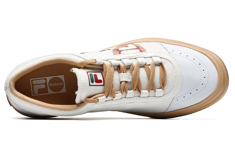 (WMNS) Fila Fusion 'White Brown' T12W125109FSW