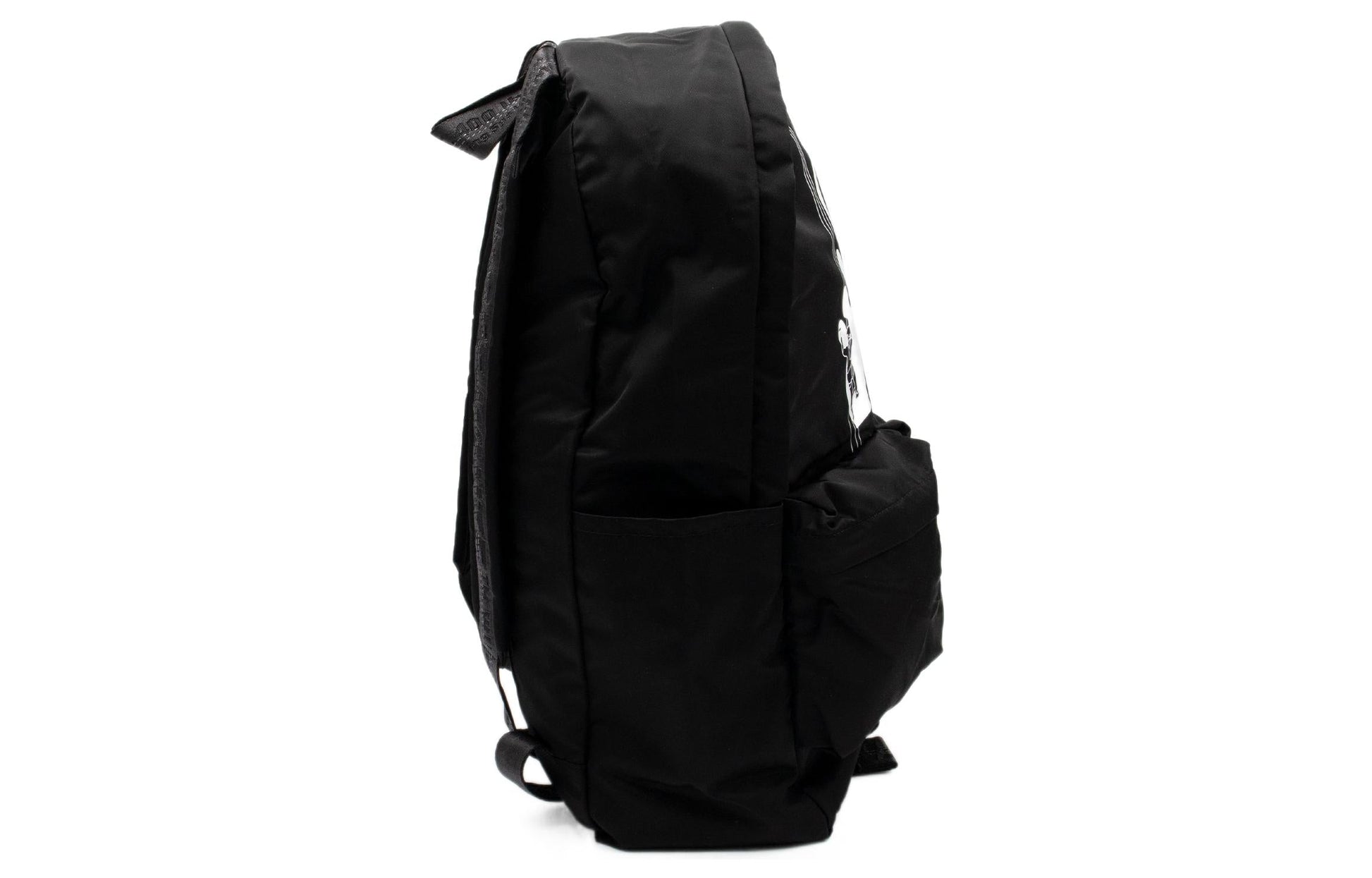 Off-White Logo Graffiti Alphabet Printing Zipper Multiple Pockets backpack schoolbag Black OMNB003E20FAB0021001