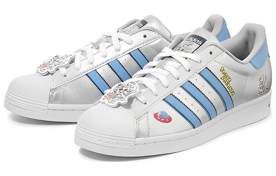adidas Superstar x Disney Shoes 'Metal Silver Blue' HQ2174