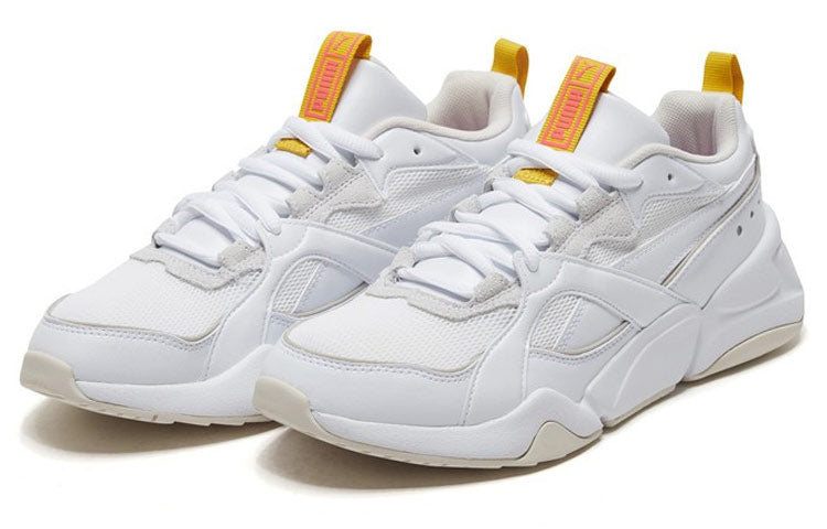 (WMNS) PUMA Nova 2 Low Top Running Shoes White 370957-02