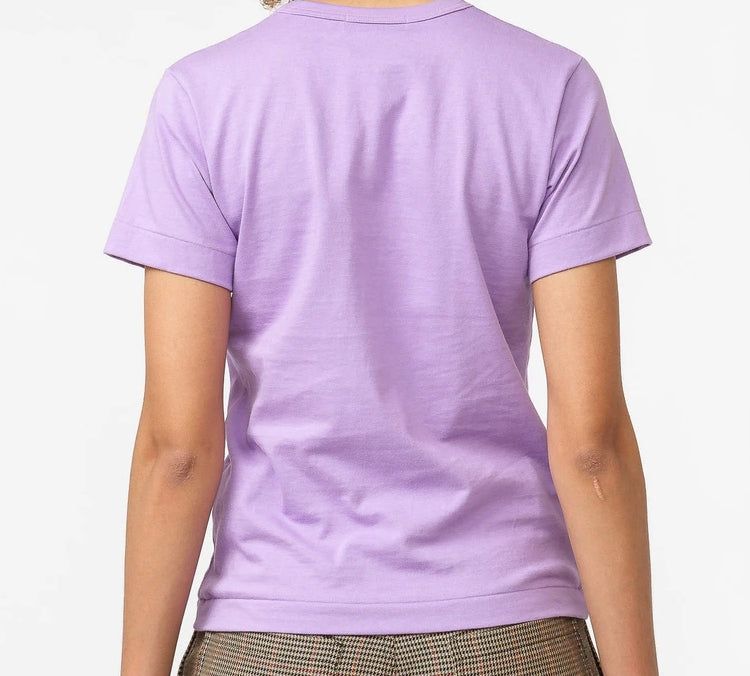 (WMNS) COMME des GARCONS PLAY Mini Logo Tee 'Purple' AZ-T213-051-4