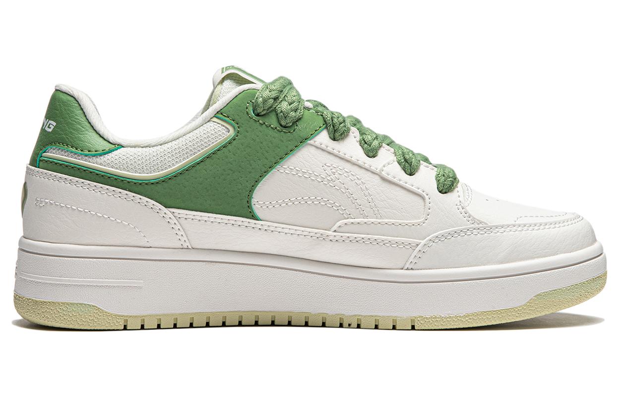 (WMNS) Li-Ning Tianji 'White Green' AGCU096-1