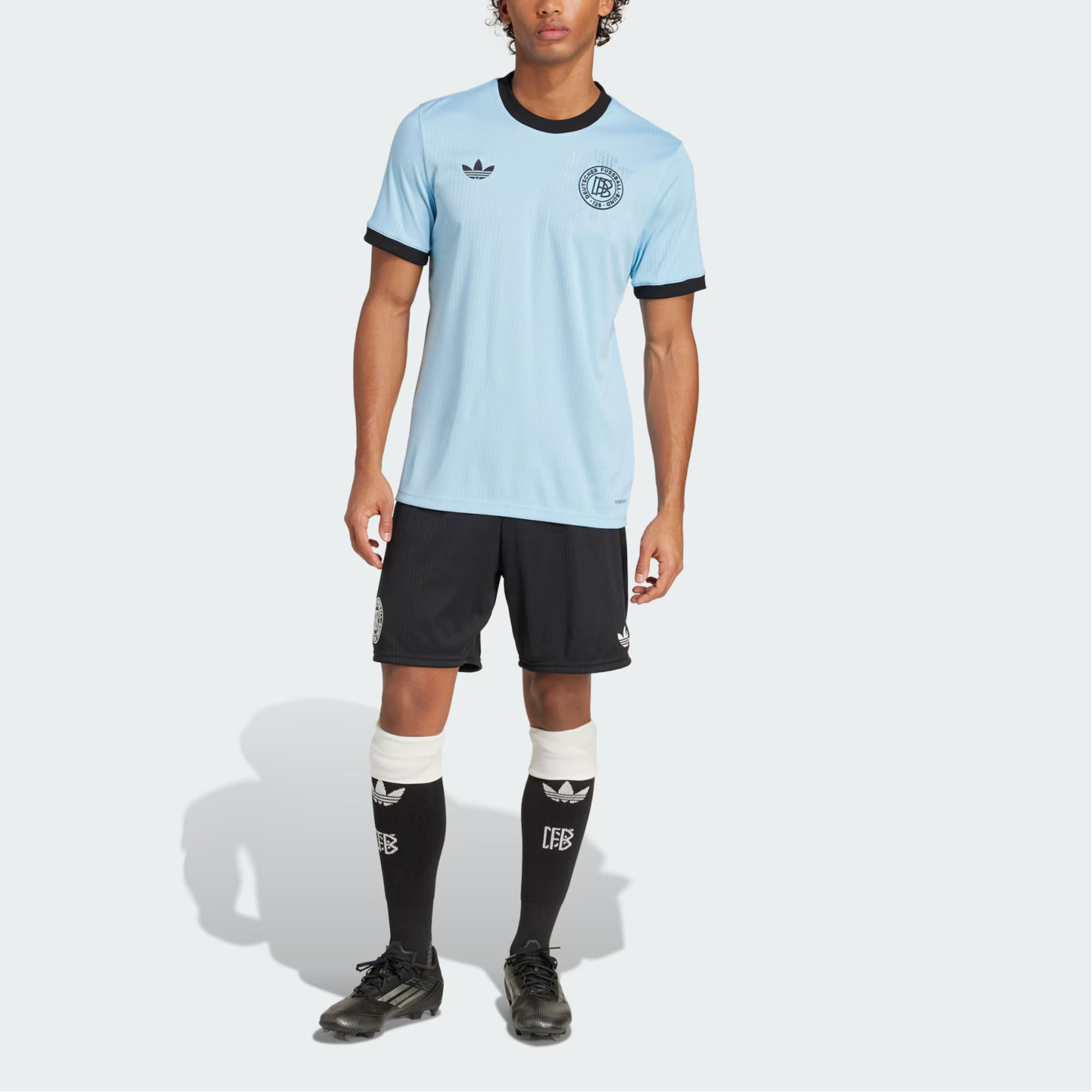 adidas Germany Anniversary Jersey Asia Sizing 'Blue' JY1315