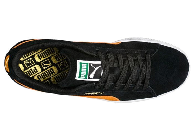 PUMA Suede Classic Shoes Black/Orange 365347-56