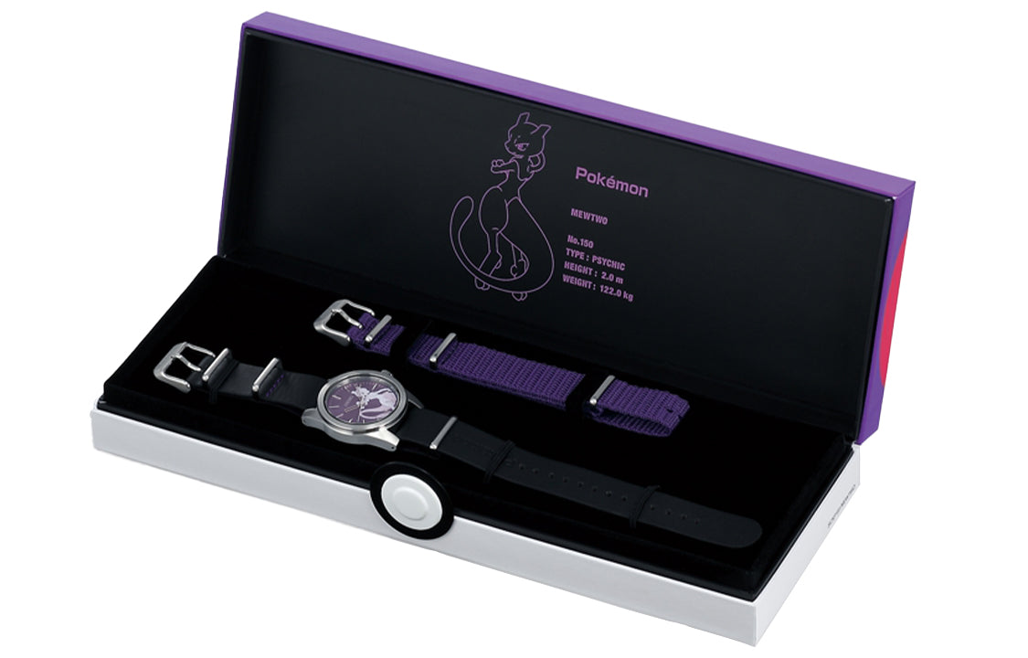 SEIKO Pokmon Pikachu Crossover Limited Watch Black Purple SCXP181