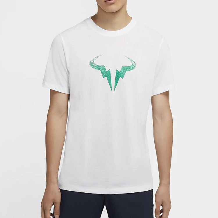Men's Nike Rafa Tennis Short Sleeve White T-Shirt CW1535-100