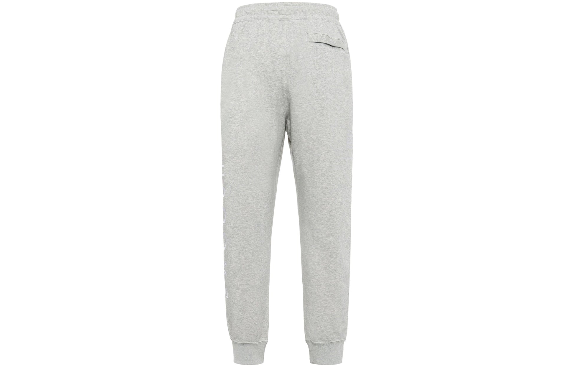 Nike Sportswear Swoosh Logo Slim Fit Bundle Feet Sports Long Pants Gray CU3932-050