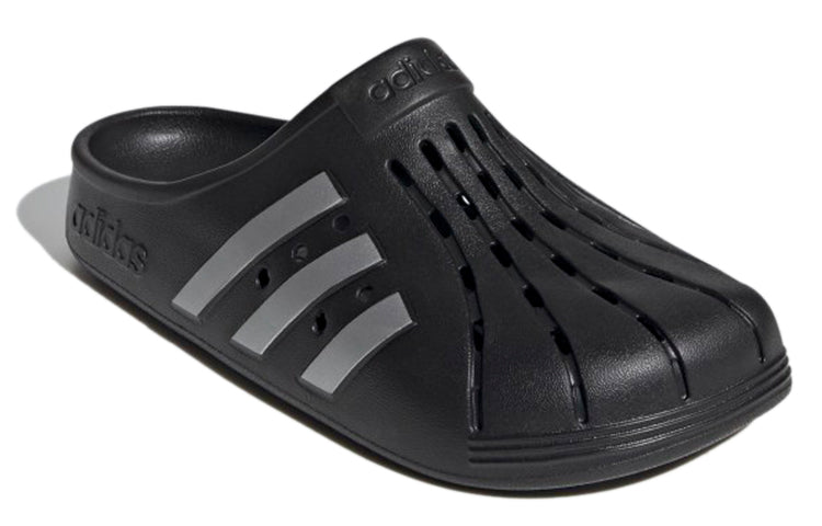 adidas Adilette Clog 'Black Silver' FY8969