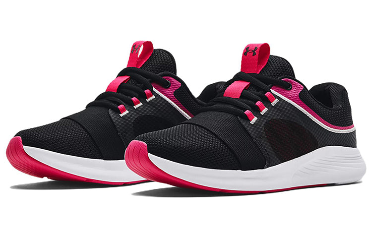 (WMNS) Under Armour Charged Breathe Bliss 'Black Electro Pink' 3024148-003