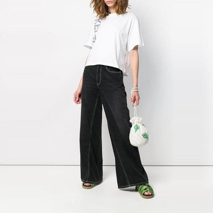 KENZO Alphabet Printing Pattern Short Sleeve White F952TS757987-01
