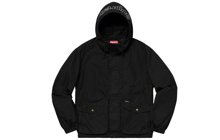 Supreme SS19 Highland Jacket Zipper waterproof Unisex Black SUP-SS19-970