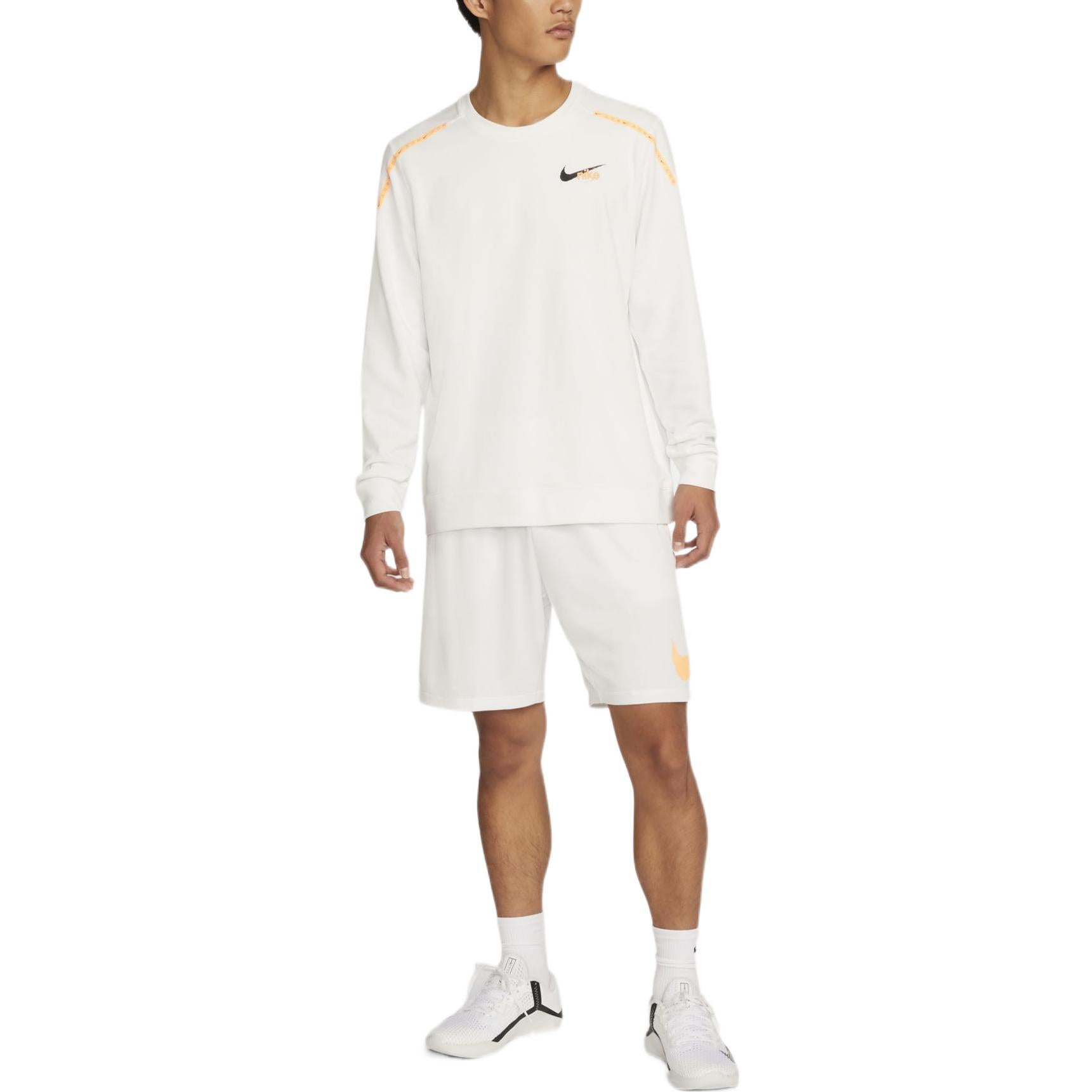 Nike Dry-Fit Dye Fleece Graphic Sweatshirt 'White' DQ4793-121