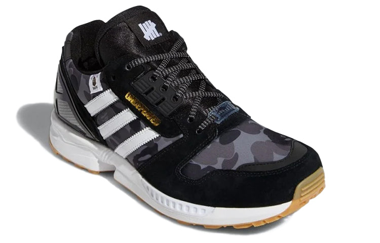 adidas x A Bathing Ape x Undefeated ZX 8000 'A-ZX Series - Black Camo' FY8852