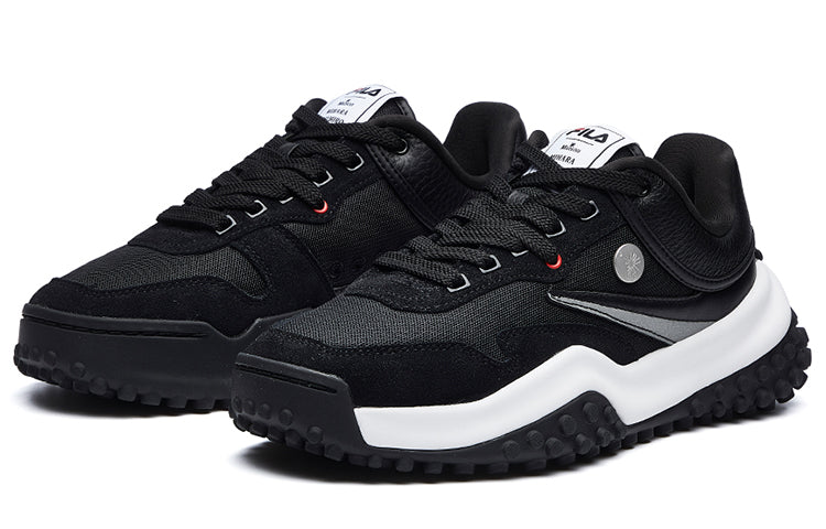 (WMNS) Mihara x FILA T1 Polka dot shoes Black F12W034123FBK