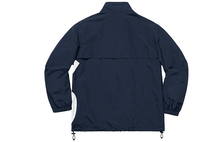 Supreme SS19 S Logo Track Jacket Large Logo Unisex Navy Blue SUP-SS19-10435