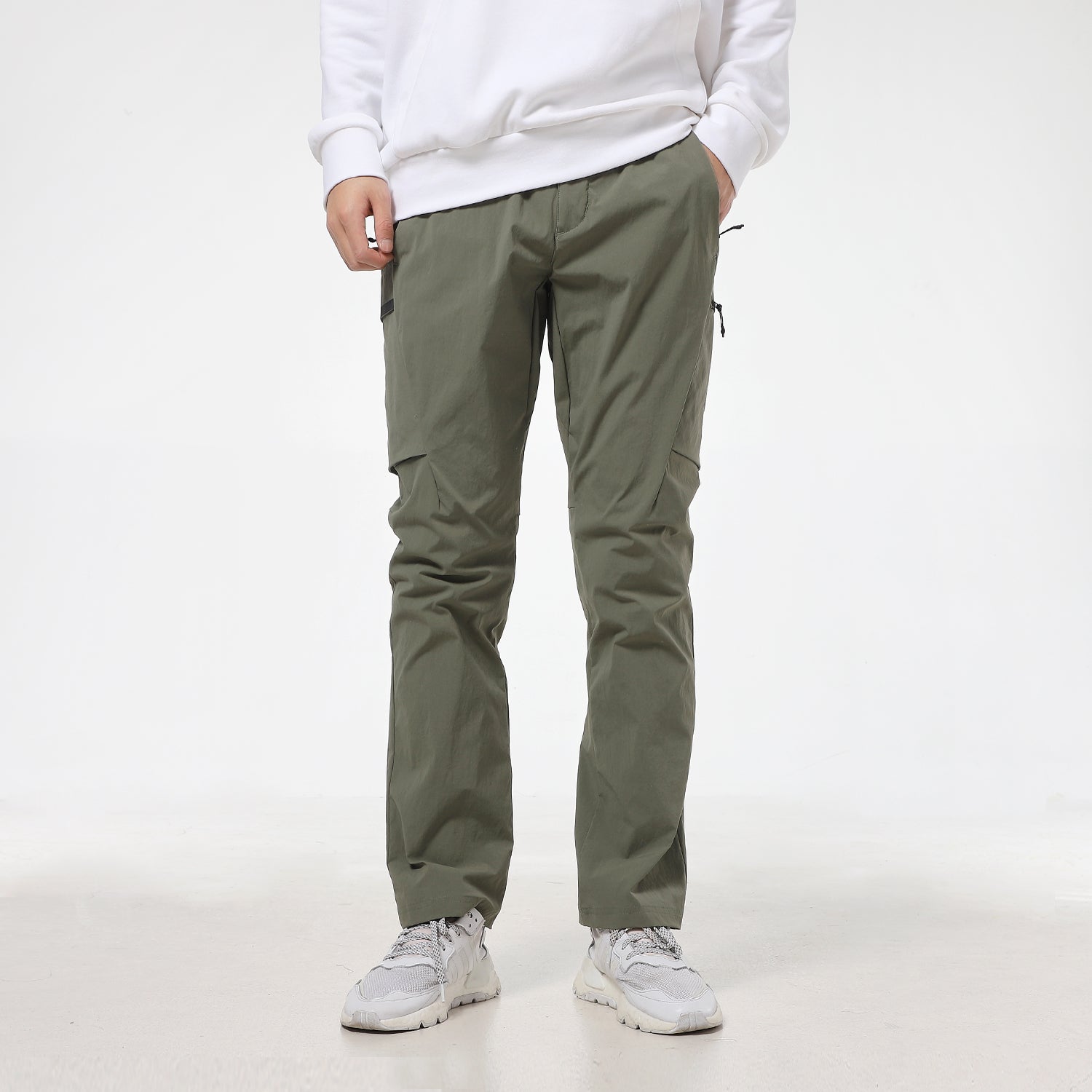 adidas Stretch Pant Athleisure Casual Sports Big Pocket Woven Long Pants GN7358