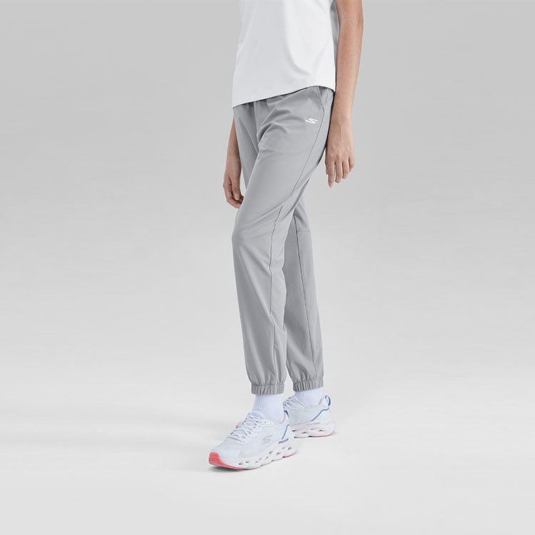 (WMNS) Skechers Sport Woven Pant 'Silver' P223W070-002A