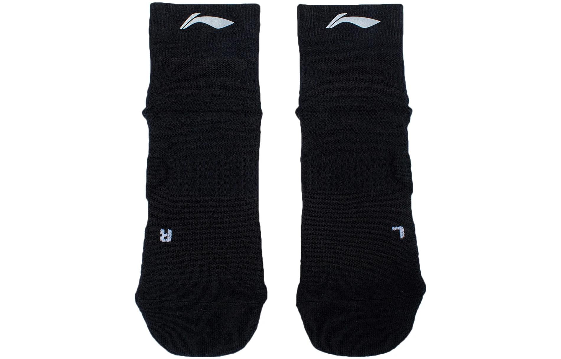 Li-Ning Cushion Ankle Socks 'Black' AWST103-1