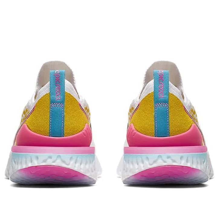 Nike Epic React Flyknit 2 'White Black Pink Blast' CI7583-100