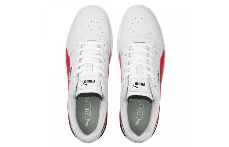 PUMA Unisex Clasico Sneakers White/Red/Black 381109-03