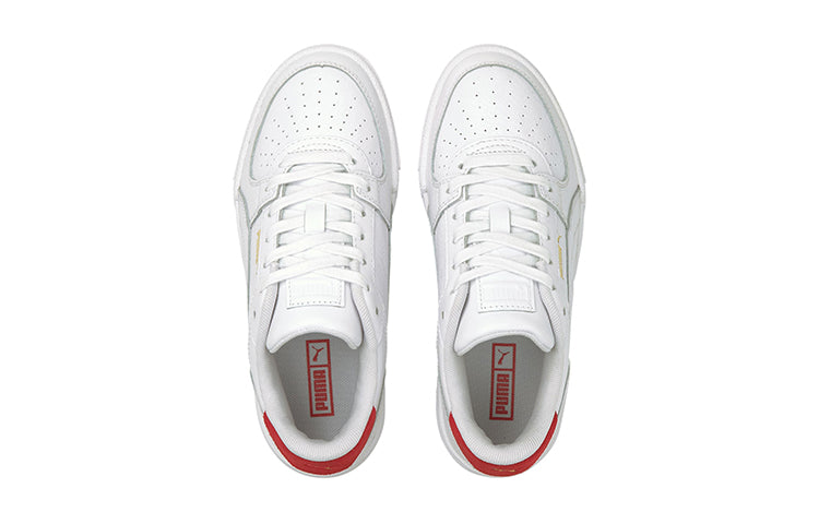 (GS) PUMA Ca Pro Heritage Casual Board Shoes White/Red 380547-02