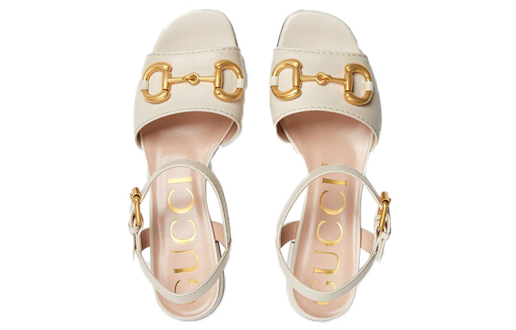 (WMNS) Gucci Horsebit Sandals 655413-BKO00-9022