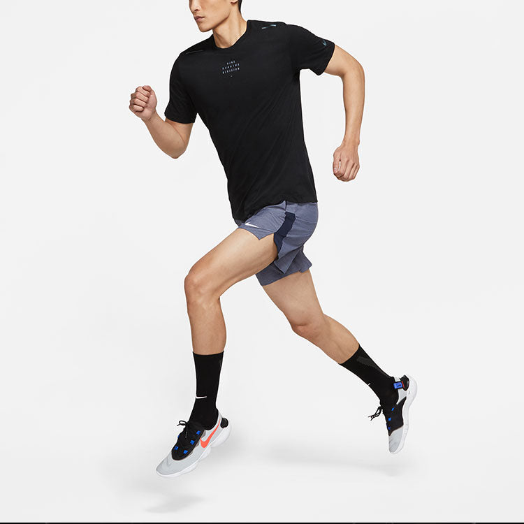 Nike Sportswear Quick Dry Knit Casual Sports Short Sleeve Black DJ7816-010