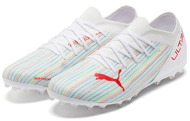 PUMA Ultra 3.2 MG Spectra Soccer Shoes White/Red 106350-03