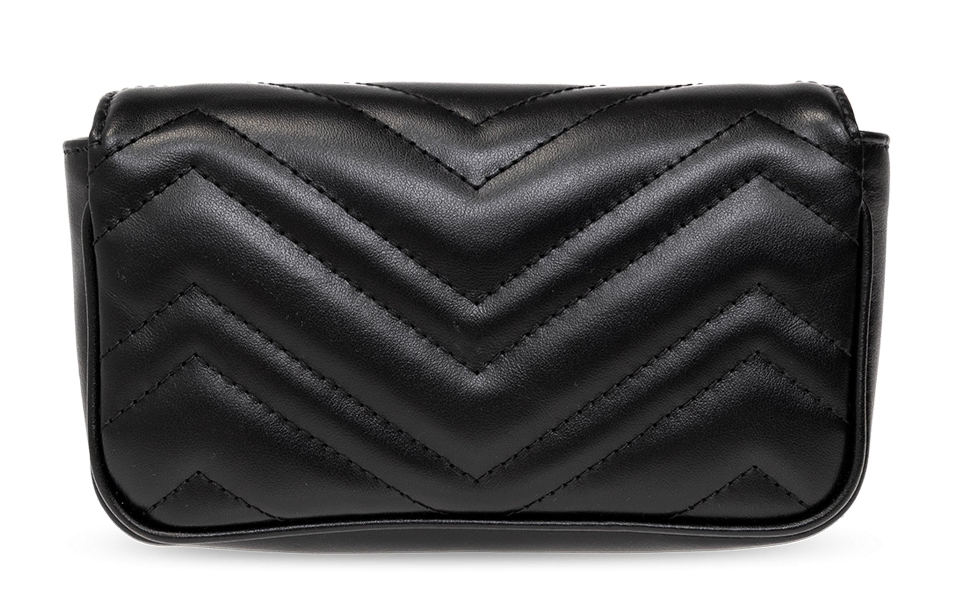 (WMNS) Gucci GG Marmont Matelasse Super Mini Bag 'Black' 476433-AABZK-1000
