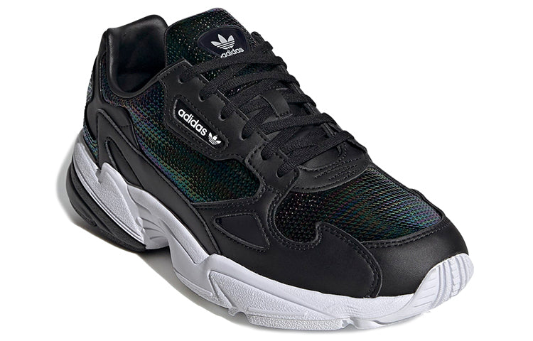(WMNS) adidas W Falcon 'Core Black Cloud White Mystery Ruby' EF5517
