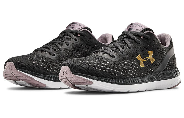 (WMNS) Under Armour Charged Impulse Black/Purple 3021967-501