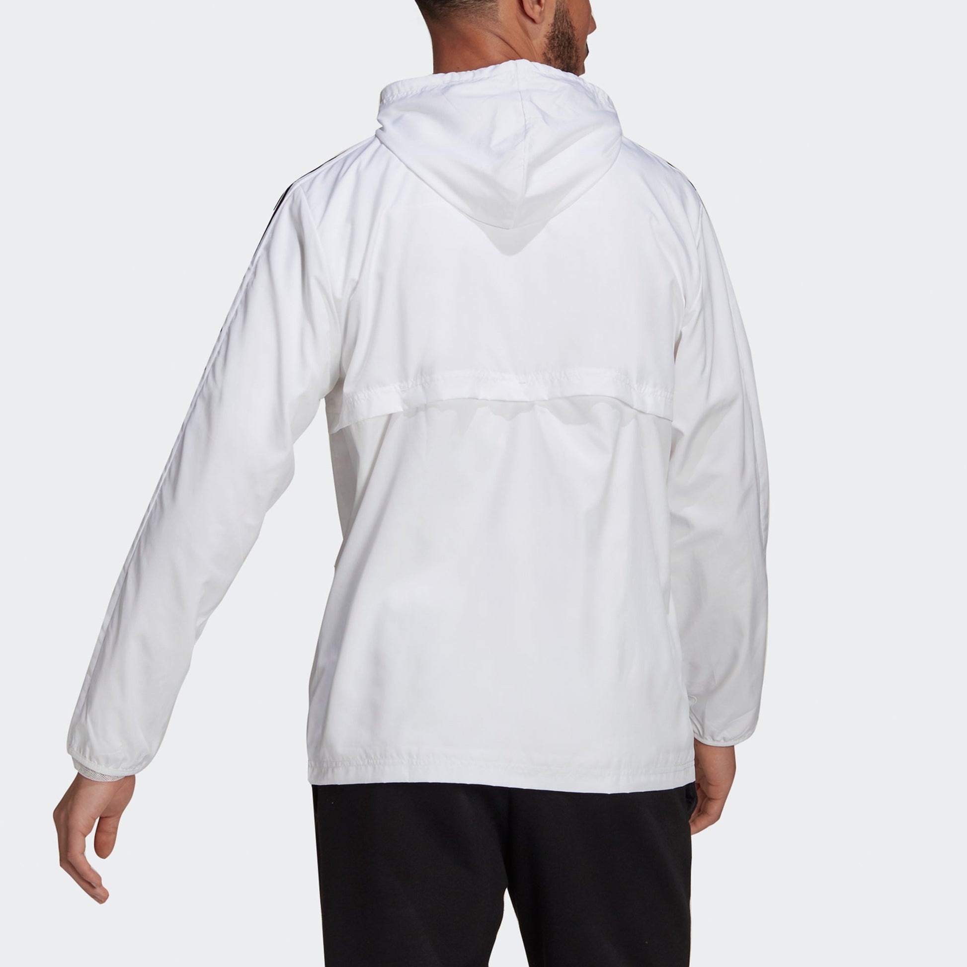 adidas M 3s Wb Casual Sports Hooded Jacket White H14625